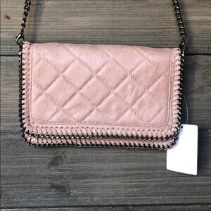 Boutique J Clutch Purse Crossbody Mauve
